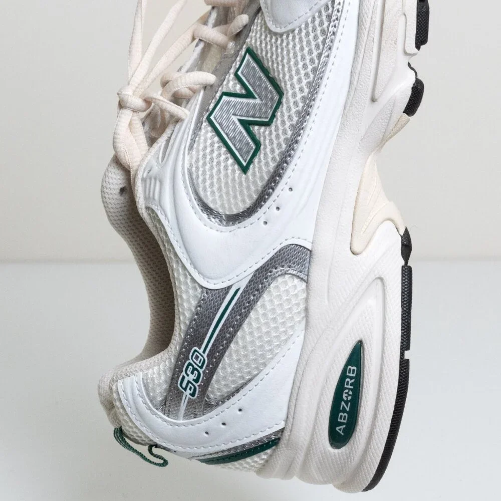 New Balance 530 Sea Salt Marsh Green - Picture 9 of 14